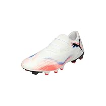 Puma Scarpa Unisex Future 8 Match Low Fg, AgSoccer, Puma Bianco Puma Nero Rosso Brillante, 42 EU