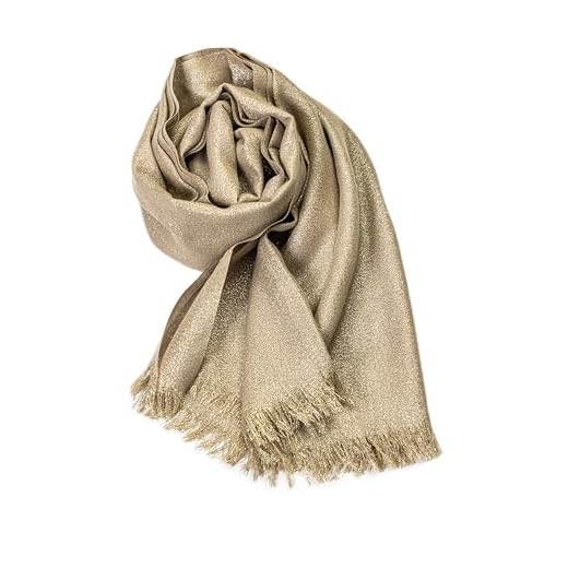 MAPIMANIA - Estolas para bodas mujer con lurex 195 x 90 cm Dorado Oscuro-Dorado, chal boda para vestidos de fiesta mujer elegantes, pashmina boda de verano