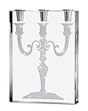 My IMPLEXIONS Prunkvoller Kerzenhalter Iconic veredelt mit Swarovski Kristallen (breit) - die Exklusive, Moderne Wohnungs-Dekoration