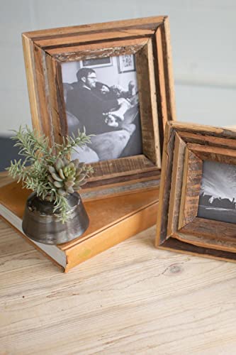Kalalou Nmcc1150 Set Of 2 Recycled Wood Photo Frames, See Image #TOP2