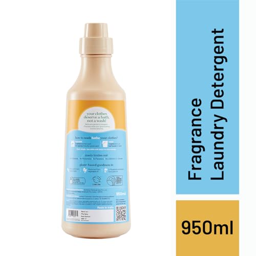 Image of Born Good Plant Based Japanese Cypress Fragrance Laundry Detergent, Biodegradable, Non-Toxic And Eco-Friendly - 950ml (Pack of 1)