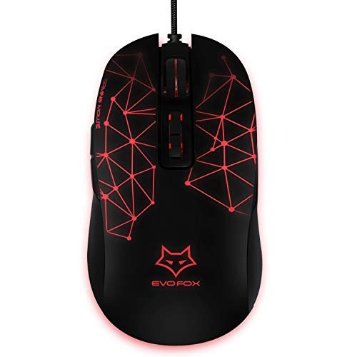 Image of EvoFox Fireblade Gaming Wired Keyboard with LED Backlit, EvoFox Phantom Wired Gaming Mouse with 7 Programmable Macros Buttons and EvoFox Falcon X35 Non-Slip Rubber Base Gaming Mouse Pad
