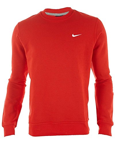 Nike Mens Nike Club Crew-Swoosh Challenge Red/White MD