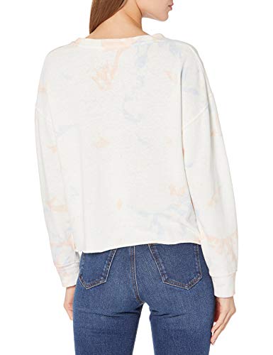 Splendid Women's Long Sleeve Crewneck Pullover Sweater, Peach Multi, X-Small #TOP1