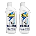 Flash Sink and Drain Unblocker, 2 x 500ml, Powerful Indoor Formula, Removes Tough Blockages