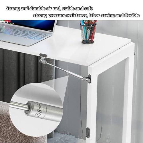 Bureau mural rabattable convertible en table de repas pour studio et cuisine