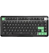 YUNZII L75 Clavier mécanique sans fil à profil bas, 75 % portable, Bluetooth/Type-C/2,4G, clavier...