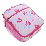 VALICLUD Bolsa Térmica Infantil Grande con Aislamiento Triple Diseño de Dibujos Animados Rosa Sirena Lonchera Portátil para Escuela Picnic y Viaje