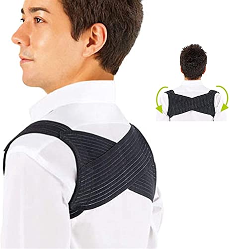 Correcteur de posture spinal jaune avec entraîneur de physiothérapie du dos et cou