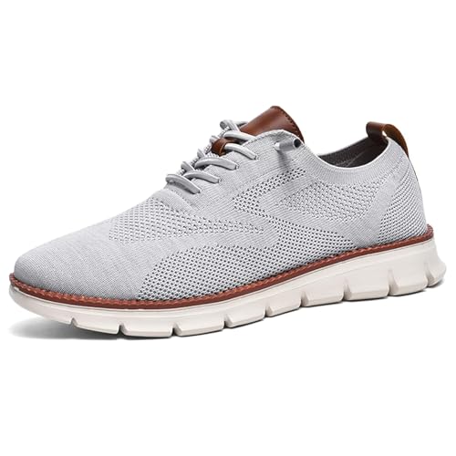 Image of Jeeeun Men's Dress Shoes Casual Knit Sneakers Lightweight Comfortable