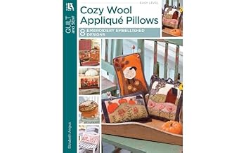 Paperback LEISURE ARTS-Cozy Wool Applique Pillows Book