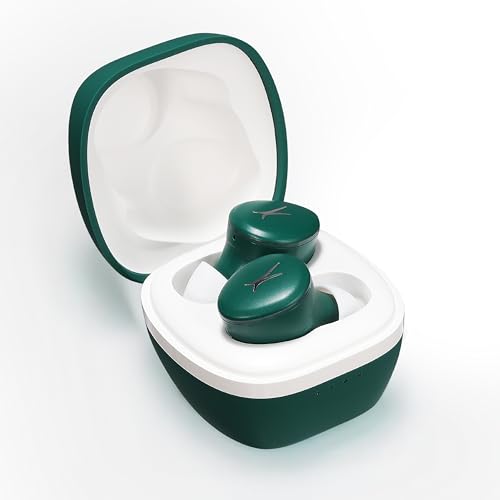 Image of Altec Lansing - NanoBuds 3.0 True Wireless Earbuds, Bluetooth Earphones with 6-Hour Battery, Charging Case, Touch Controls, Noise Cancelling Mic, IPX5 Water Resistant, Voice Assistant (Forest Green)