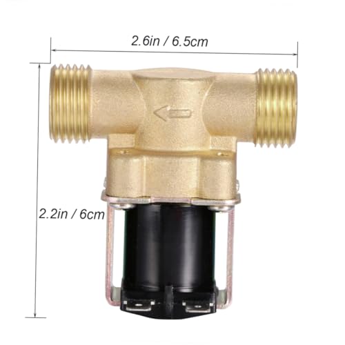 Válvula solenoide latón para automatizar riego doméstico y control de flujo 3
