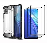 [Doble capa resistente al impacto] Construido con TPU de alto grado y policarbonato, una capa interna suave y gomosa amortigua su Xiaomi 11 Lite 5G NE / Xiaomi Mi 11 Lite (4G/5G) de las caídas, mientras que la capa externa dura y resistente recubre el dispositivo para protegerlo de colisiones más graves.