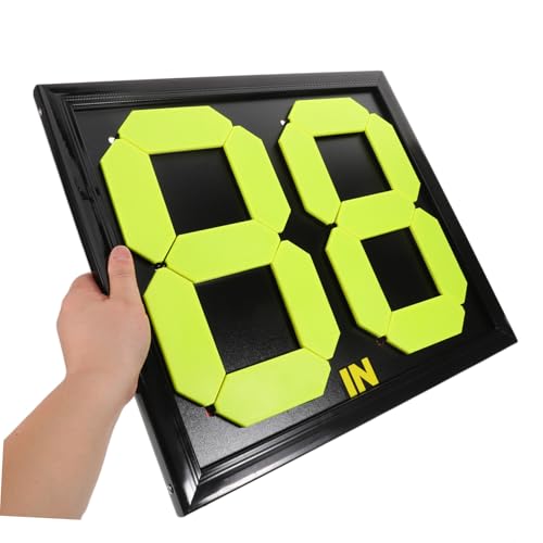 Tablero portátil para sustituciones y marcador de fútbol miniatura 4