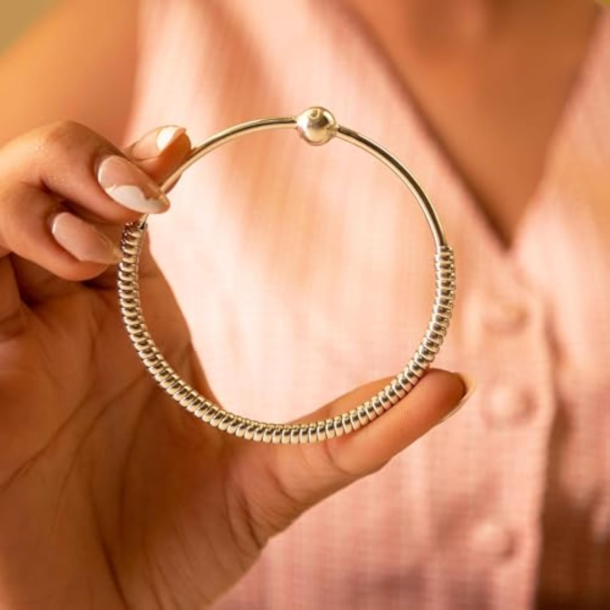 Women's Moh Intricate Ball Everyday Bangle, Elegant Design