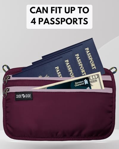 Amazon.com: SIDE BY SIDE: passport pouch