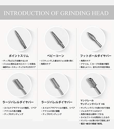 Amazon.co.jp: nail dast drill 2 in 1 ネイルダスト ネイル