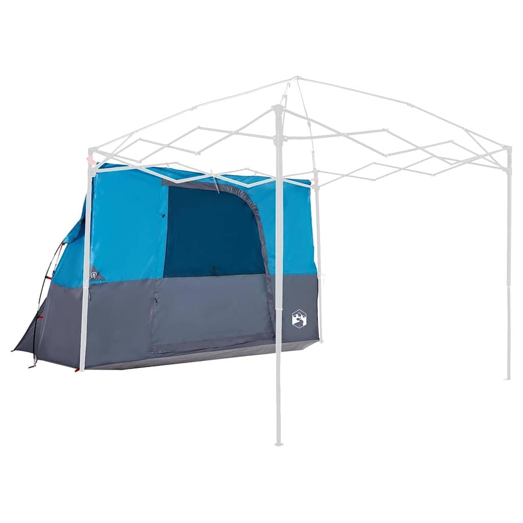 Taft niebieski namiot wewnętrzny dla 4 osób, wodoszczelny namiot kempingowy z dachem i miejscem do przechowywania, 280 x 220 x 176 cm, outdoorowy namiot pop-up na plażę, łatwy montaż, wiatroszczelna