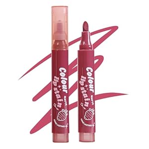 Jutqut Matte Lip Stain Marker, Langanhaltender Lippenkonturenstift, Wasserfest Tattoo Lipliner, No-Transfer & Natürlicher Lip Tint Marker, Permanent Lipliner Pencil, Hochpigmentierter Liggloss #05