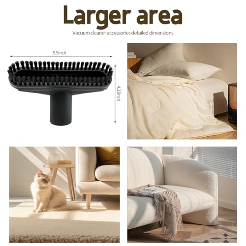 Acessórios para aspirador de pó de loja de 12 peças para mangueira padrão de 3,8 cm a 6,5 cm, acessó