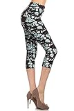 Leggings Depot Capri Printed Leggings Batch1 Regular Size 0-12 Eden's Dream
