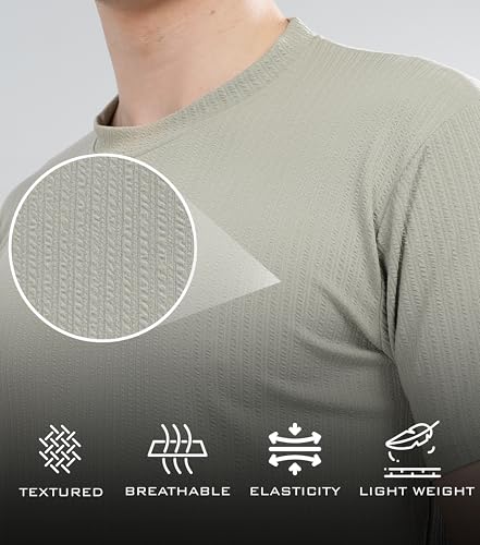 Image of SHODOX Men's Polycotton Solid Round Neck Regular Fit Tshirt (Pack of 1)