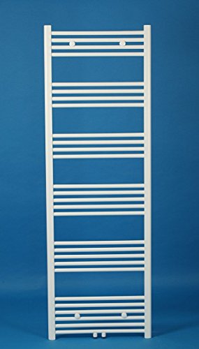 Preisvergleich Produktbild BADHEIZKÖRPER HANDTUCHWÄRMER HANDTUCHHEIZKÖRPER HANDTUCHTROCKNER 600x1800 mm WEISS GERADE MITTELANSCHLUSS DESIGNBADHEIZKÖRPER