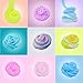 pokujyrt Butter Slime Kit with Multiple Colors, 42 Packed Slimes with 24 Decorative Toppings, Sprinkles, Craft Toy, Party Favors for Kids, Gift for Girl and Boys 6 7 8 9 10 11 12