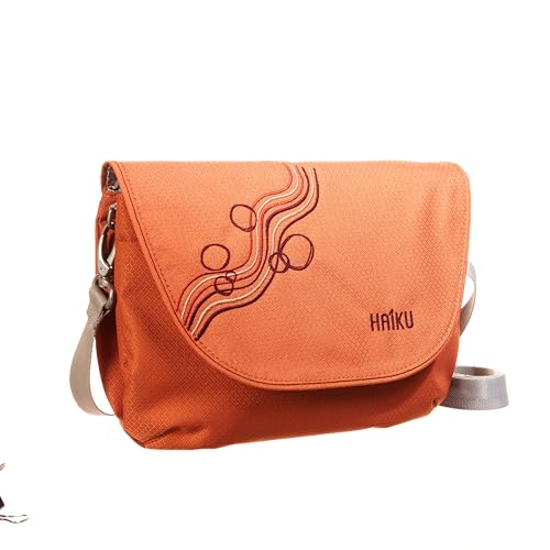 HAIKU Bliss Eco-Friendly RFID Blocking Travel Crossbody Saddle Bag, Rustic Clay2