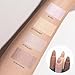 EOOLL 4PCS Eyeshadow Stick - Eye Brightener Stick - Waterproof Glitter Highlighter Makeup，Shimmer Creamy Long Lasting Eye Shadow Makeup (#1234 Pink＆Champagne Shimmer＆Rose Gold Shimmer＆Mauve Taupe)