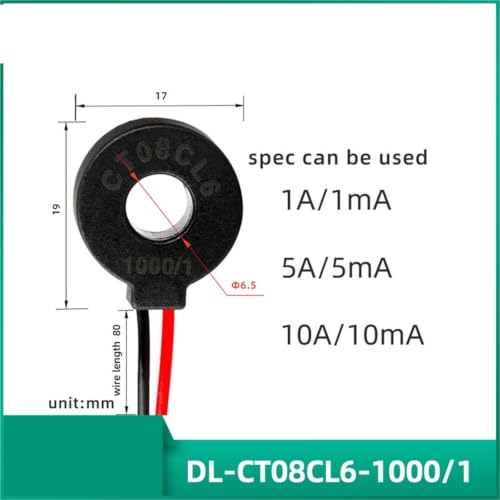 Transformador toroidal DL-CT08CL6 elimina errores de medición eléctrica CA 2