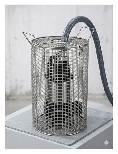 Filtro de bomba protector para aguas residuales, estanques y pozos 2
