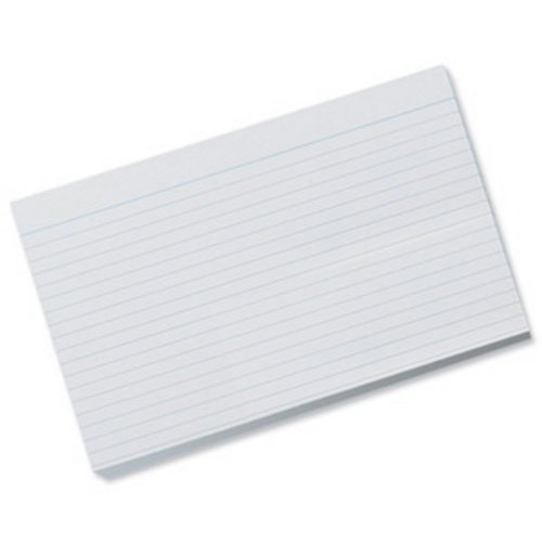 Concord Record Card Smooth Ruled 2 Sides 152x102mm White Ref 16101 [Pack of 100]