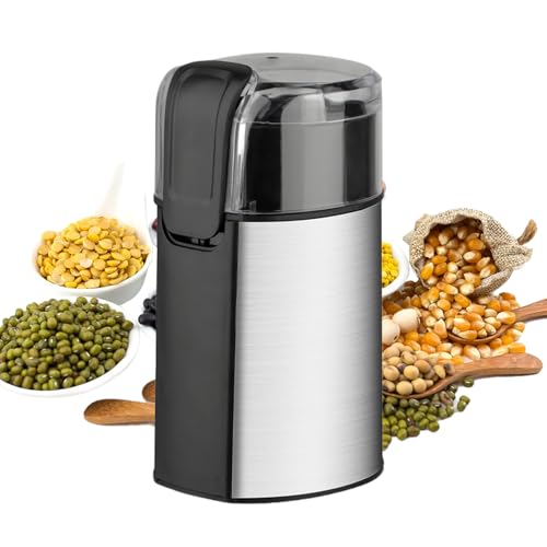 Molinillo De Café Eléctrico,Accesorio De Cocina Desmontable,Molinillo Eléctrico Para Granos De Café | Para Pimientos Chiles Secos Preparación Comida Frijol Mungo Soja Sésamo Anís
