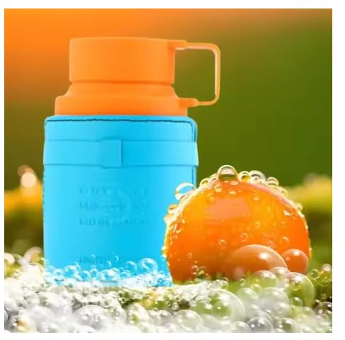 Odyssey Mandarin Sky Eau de Parfum para hombre + Atomizador recargable 5 ml. Importado de Emiratos Arabes Unidos.