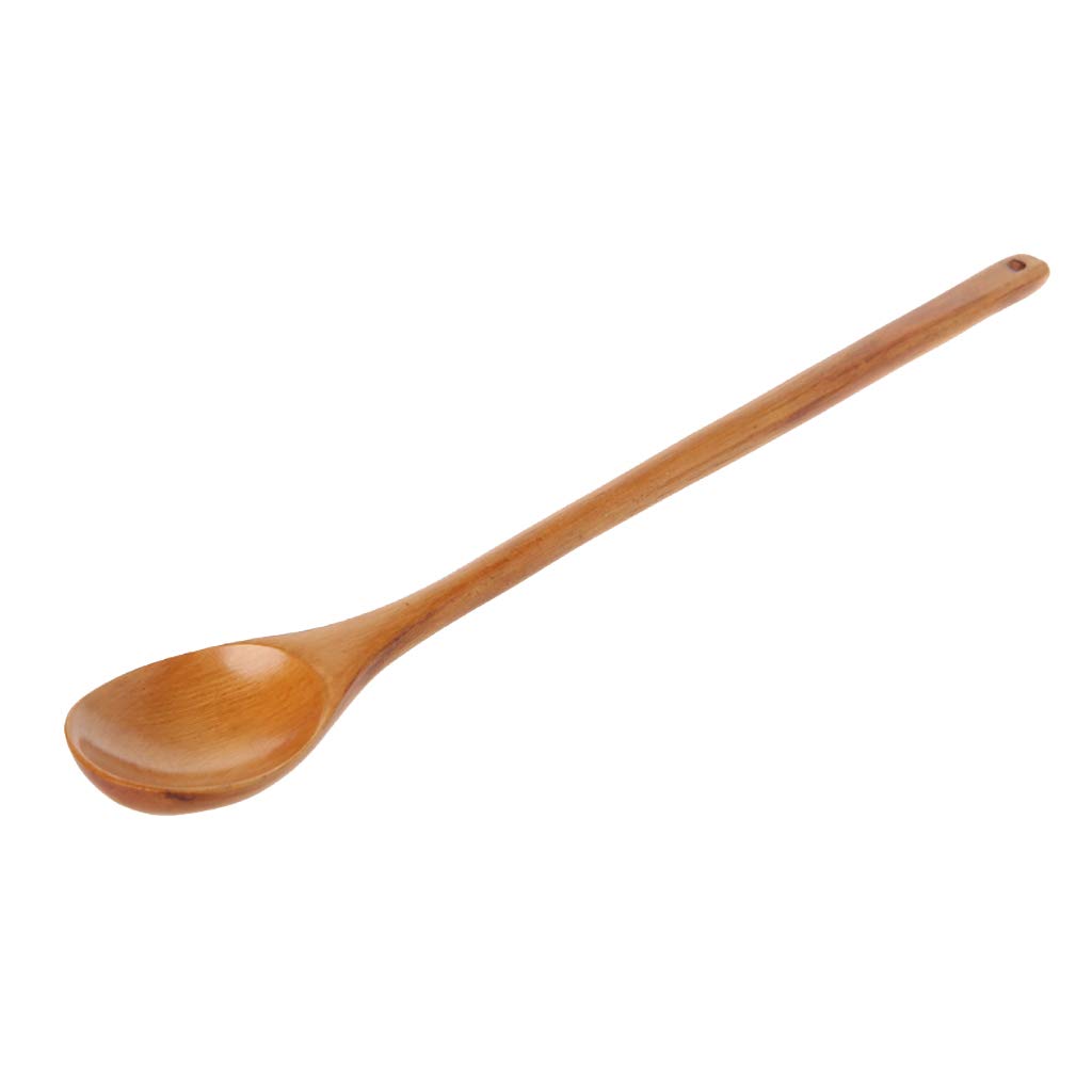 Big Shoppe Store Wooden Long Handle Spoon 33.5cm Creative Korean hot Pot Spoon Tableware kitchenware