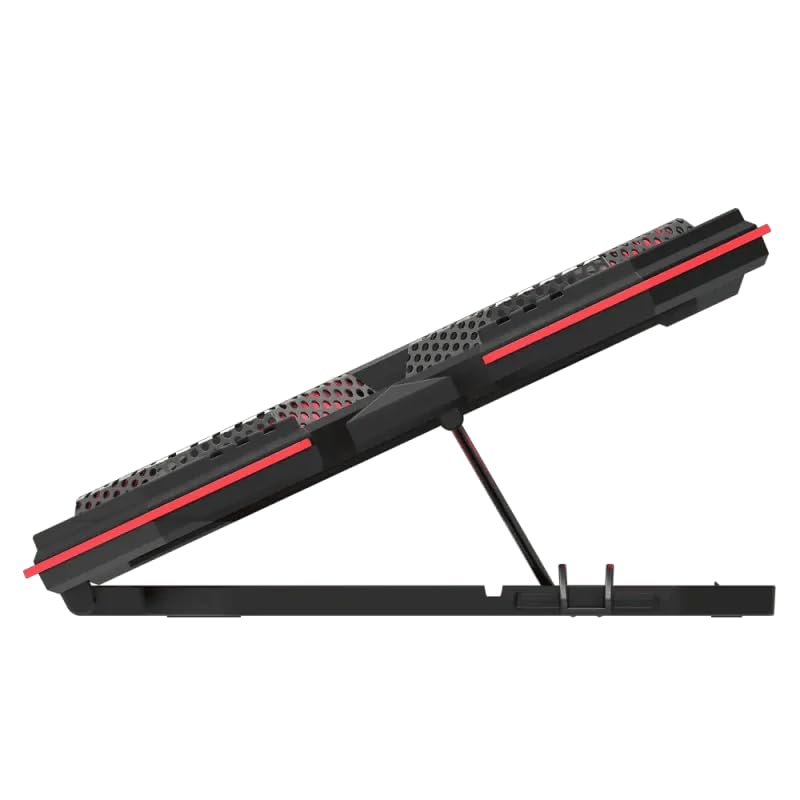 Marvo Soporte de refrigeración para portátil FN-41 Ventiladores silenciosos de Alta Velocidad para enfriamiento rápido y Menos Ruido