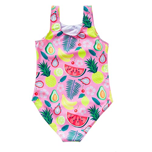 Maillot de bain 1 pièce fille arc-en-ciel anti-irritation pour enfant