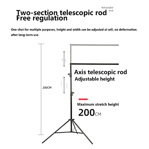 Pantalla de proyección con soporte plegable portátil 100 pulgadas miniatura 7