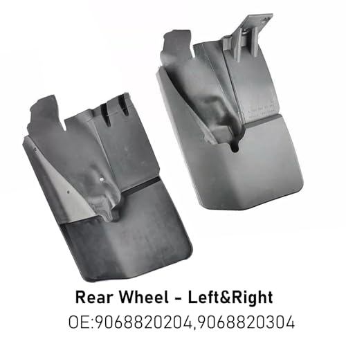 Image of MP&PV Auto Parts Sprinter Mud Flaps, 4Pcs Front Rear Wheel Fenders Mud Flaps Splash Guards Compatible with Mercedes Van Sprinter W906 2006-2018 VW Crafter 2006-2017 (Rear Left&Right)