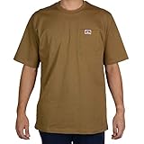 Ben Davis Men's Classic Label Short Sleeve Heavy Duty T-Shirt (Coyote Brown, X-Large)