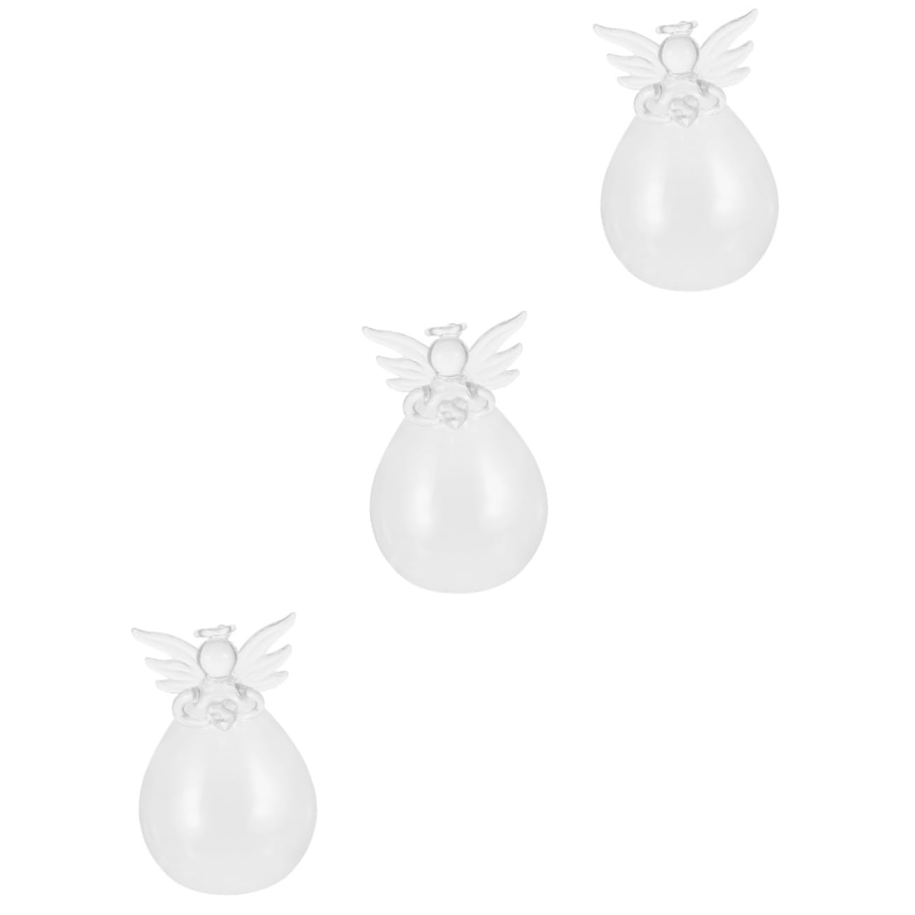 Yardwe 3pcs Angel Juice Glass stem coupe glass sipping glasses port sippers juice cups clear glass wine decanter wine sippy cup clear glasses wine drinking cup beer travel