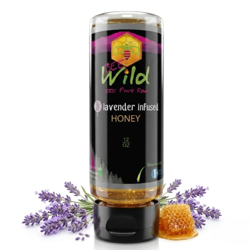 Miel pura infusionada con lavanda Bee Wild 12 oz
