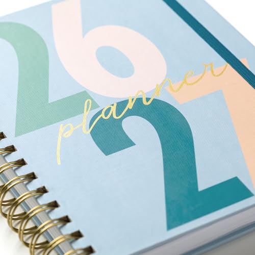 Busy B A5 Diary - Mid-Year Academic Planner - Aug '26 - Aug '27 - Blue Journal - Week to View Academic Planner with Monthly Planners, Storage Pocket, Stickers, Space for Notes, Timetables & Goals - Image 5