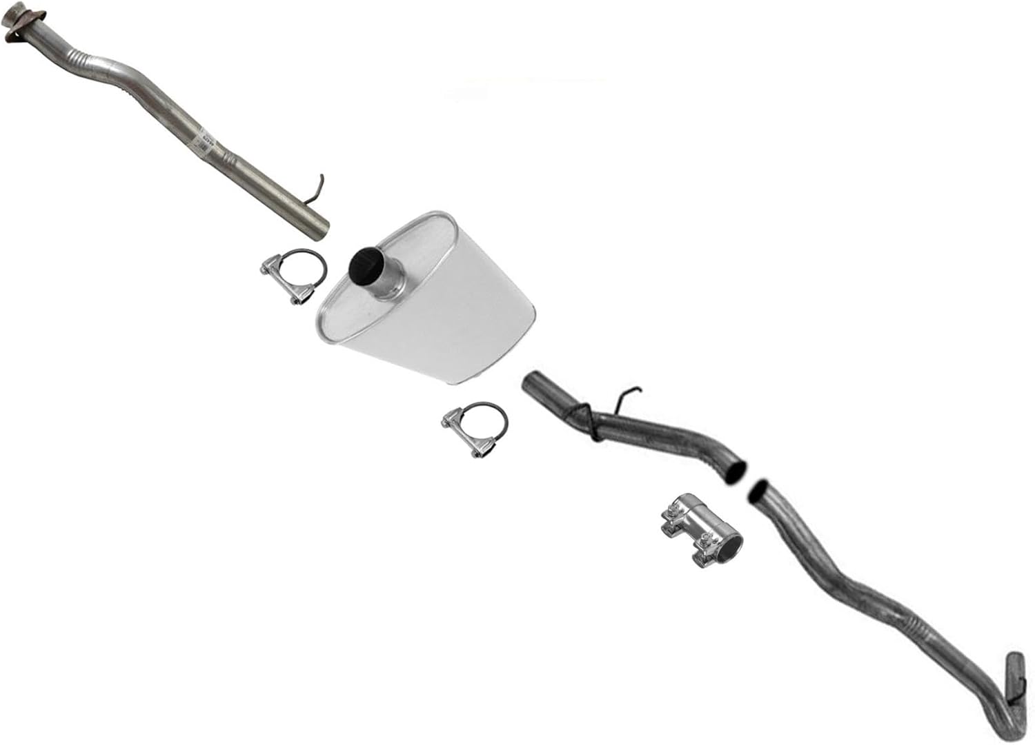 Fits 1992-1993 Chevrolet & GMC S10 S15 Pick Up 123 WB Muffler Exhaust System