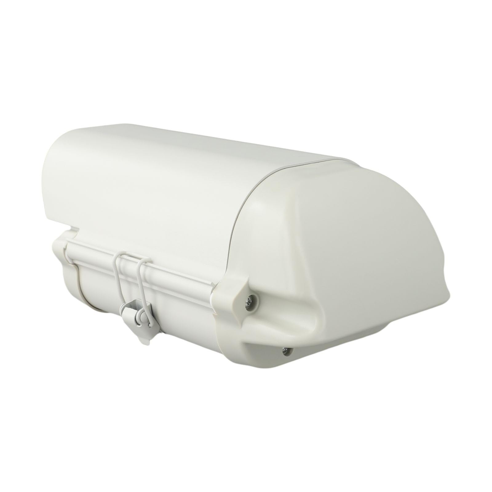 Boîtier de caméra de vidéosurveillance en alliage d'aluminium, résistant aux intempéries, coque de protection avec haute transmission de la lumière, gris (15,2 cm)