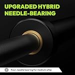 Olympic Barbell, 45lb/35lb 2-inch Weight Bar for Bench Press, 7ft/6.5ft Olympic Bar, 1000 lb/1500 lb High-Capacity, Hard Chrome, Knurled Grip, Strength Training Deadlift Weightlifting Squat - Image 5