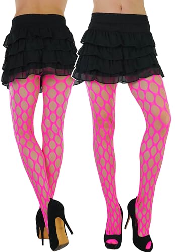 Image of ToBeInStyle Women's Large Mesh Fishnet Patterned Pantyhose Tights