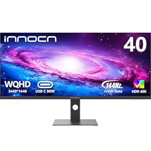 INNOCN 40C1R Ultrawide Monitor 40″ WQHD 3440 x 1440p 144Hz FreeSync P...
